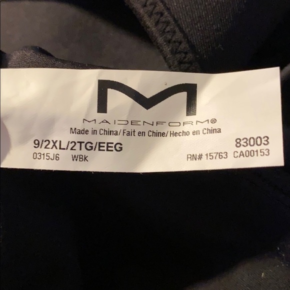 Body shaper shapewear bodysuit Maidenform black SALE! - Picture 7 of 8